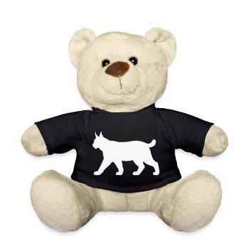 Lynx Silhouette White - Nounours - noir - Devant