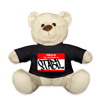 STABIL - HELLO HIP HOP - Teddy - Schwarz - Vorne