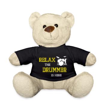 Relax Drummer - Nounours - noir - Devant