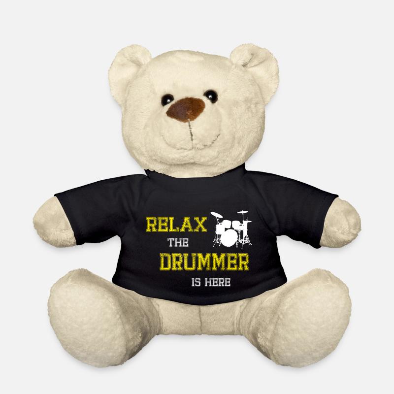 Relax Drummer - Nounours - noir