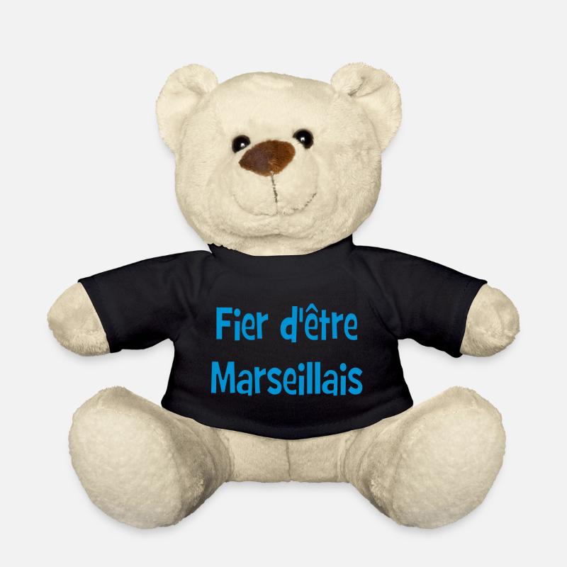 Fier d'être marseillais - Nounours - noir