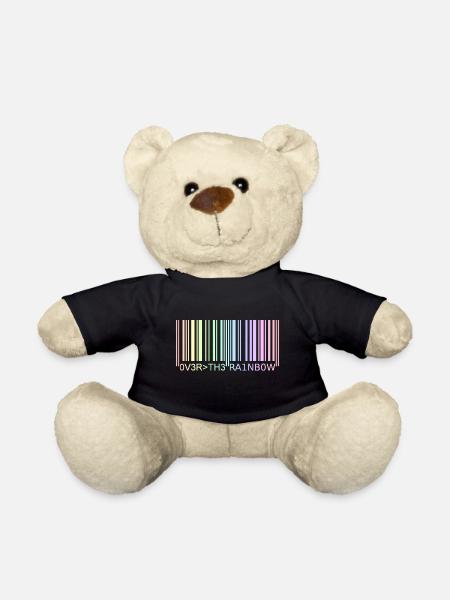 Barcode pastel - Teddy Bear - black