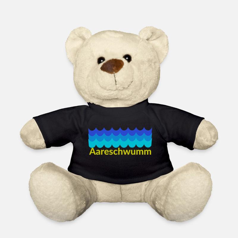 Aareschwumm in der Aare - Teddy - Schwarz