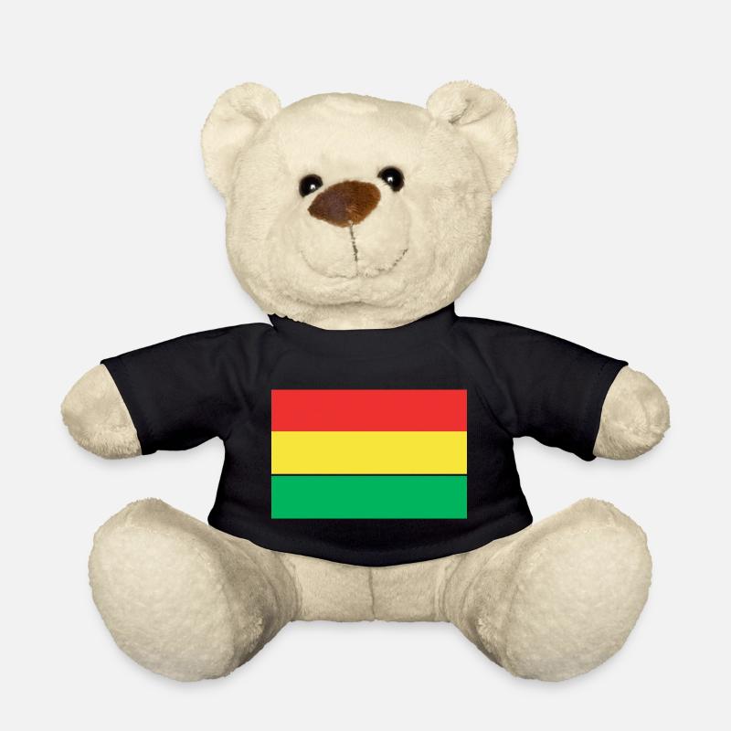 CARNAVAL VERT JAUNE ROUGE - Nounours - noir
