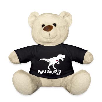 Papasaurus Dinosaur - Teddy - Schwarz - Vorne