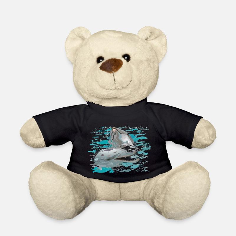dauphins - Nounours - noir