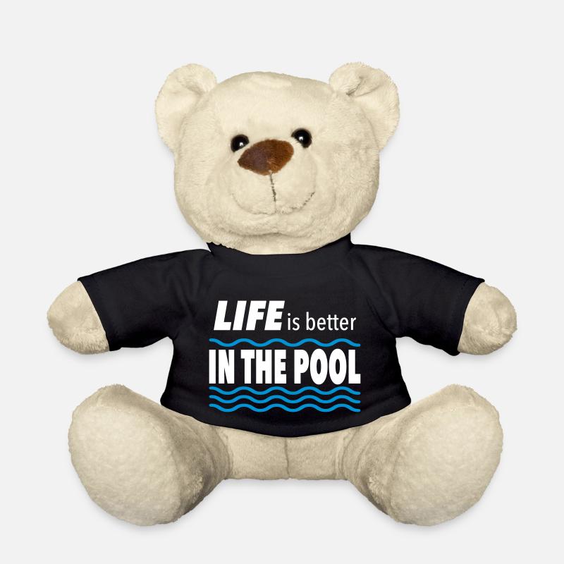 swimming pool - Teddy Bear - black
