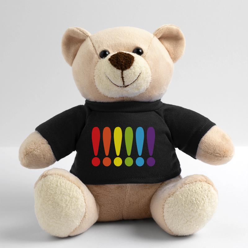 RAINBOW EXCLAMATION MARK Teddy Bear