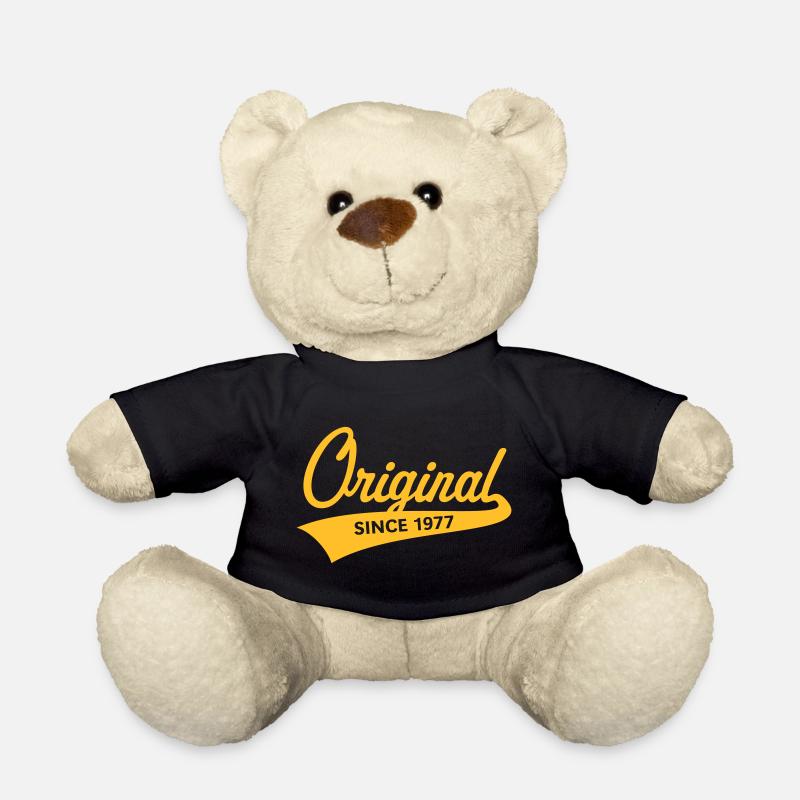 Original Since 1977 (Geburtsjahr, Geburtstag / B) - Teddy - Schwarz