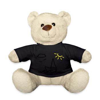 Sailing - Teddy Bear - black - Front