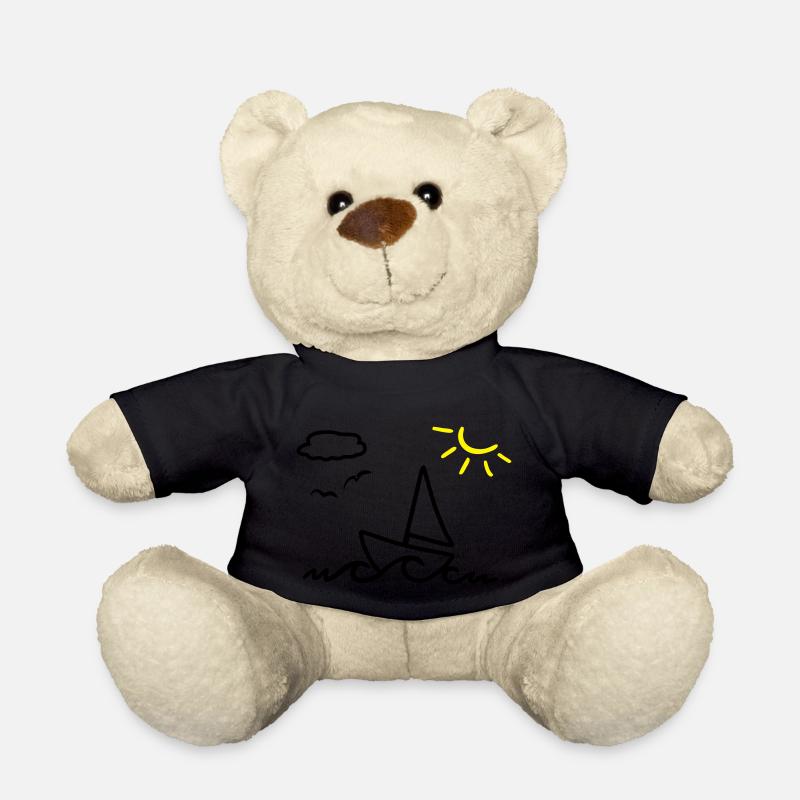 Segeln, Segelboot - Teddy - Schwarz