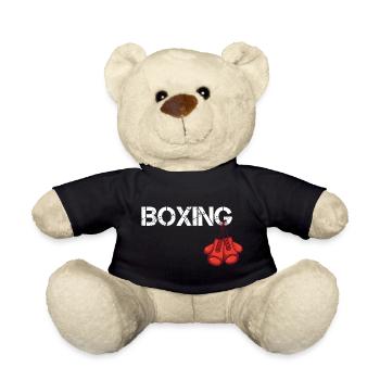Boxe - gants de boxe de boxe - Nounours - noir - Devant