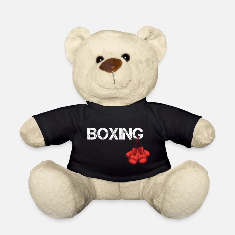 Boxe - gants de boxe de boxe - Nounours - noir