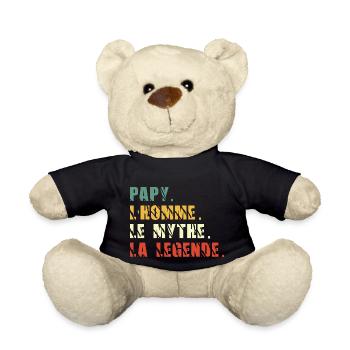 Großvater der Mann mythiert die Legende - Teddy - Schwarz - Vorne