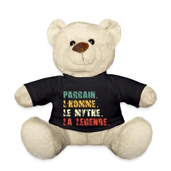 parrain l'homme le mythe la légende - Nounours - noir - Devant