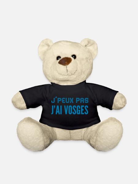 J'peux pas j'ai Vosges (Bleu) - Nounours - noir