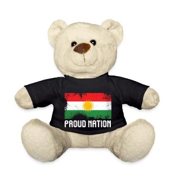 Proud nation kurdistan BytheManzanitas - Nounours - noir - Devant