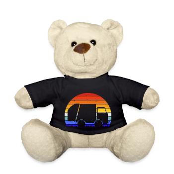 Garbage Truck - Teddy Bear - black - Front