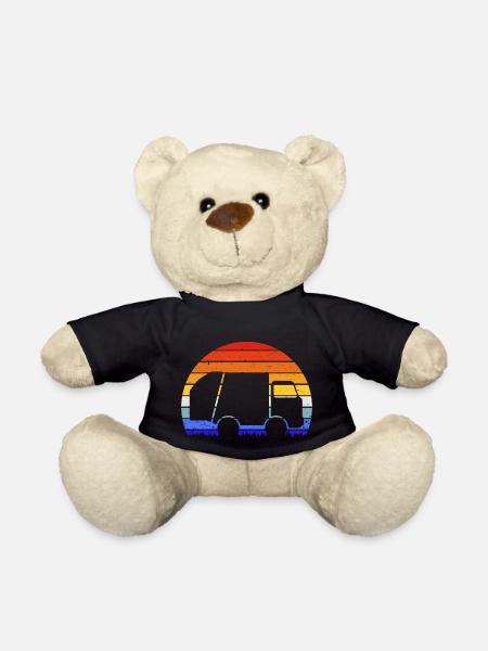 Müllwagen - Teddy - Schwarz