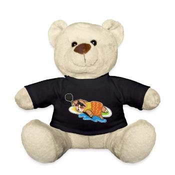 Stand Up Paddling Stand up Paddler Faultier - Teddy - Schwarz - Vorne