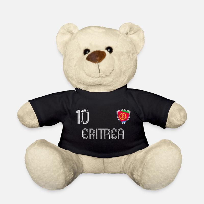 Eritrea Fußball Mannschaft - Teddy - Schwarz