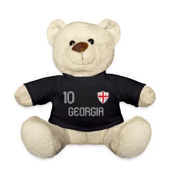 Georgien Fußball Mannschaft - Teddy - Schwarz - Vorne