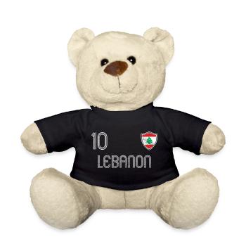 Liban équipe de football - Nounours - noir - Devant