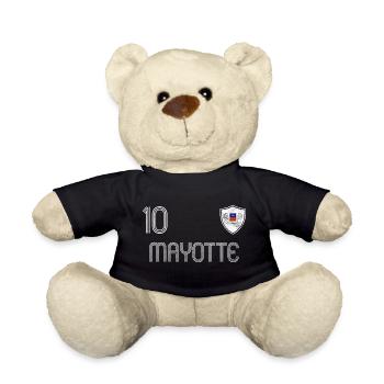 Mayotte Équipe de football - Nounours - noir - Devant