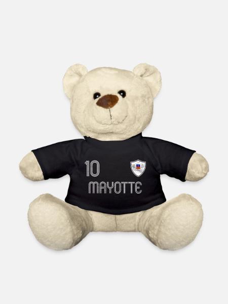 Mayotte Équipe de football - Nounours - noir