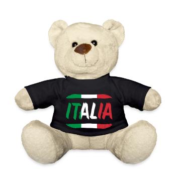 Italia - Italie fun Cadeau - Nounours - noir - Devant