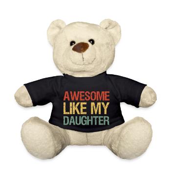 Großartig wie meine Tochter I - Teddy - Schwarz - Vorne
