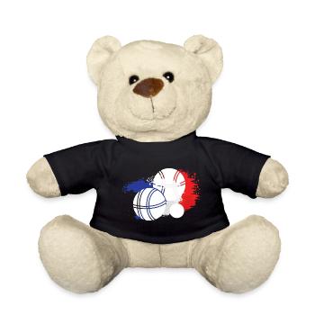 Pétanque - Teddy Bear - black - Front