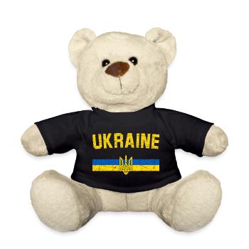 Ukraine - Teddy - Schwarz - Vorne