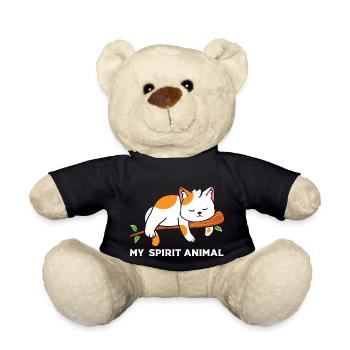 My spirit animal - Teddy Bear - black - Front