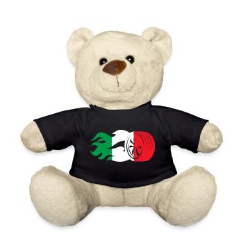 Italien Motorsport Flagge - Teddy - Schwarz - Vorne