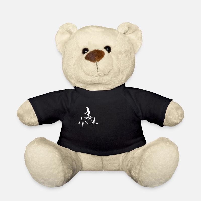 Slackline Tricklining Cadeau Slackliner - Nounours - noir