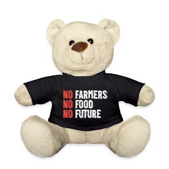 Nachhaltige Landwirtschaftsillustration - Teddy - Schwarz - Vorne