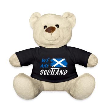 Wir sind Schottland Flaggen Design - Teddy - Schwarz - Vorne