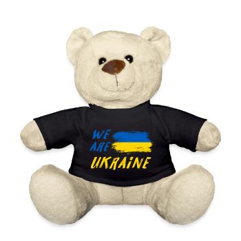 nous sommes l'Ukraine - Nounours - noir - Devant