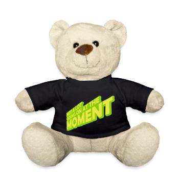 Not much going on - Teddy Bear - black - Front