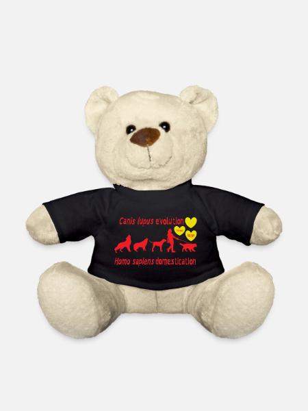 Canis lupus evolution Homo sapiens domestication - Teddy Bear - black