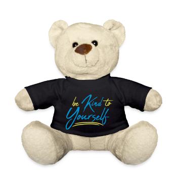 be kind to yourself - Teddy Bear - black - Front