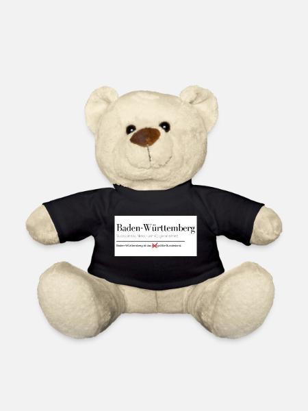 Baden-Württemberg - Teddy - Schwarz