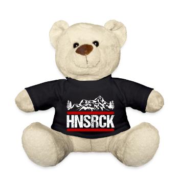 Hunsrück Wanderung wandern Geschenk - Teddy - Schwarz - Vorne