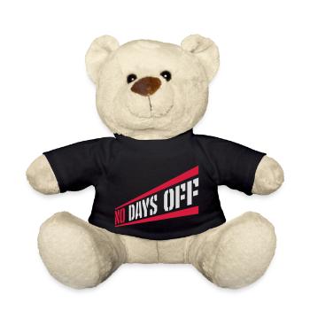 no days off Zitat - Teddy - Schwarz - Vorne