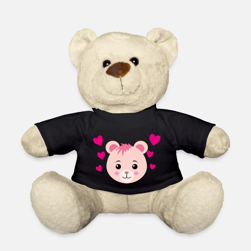Bear Hearts - Teddy Bear - black