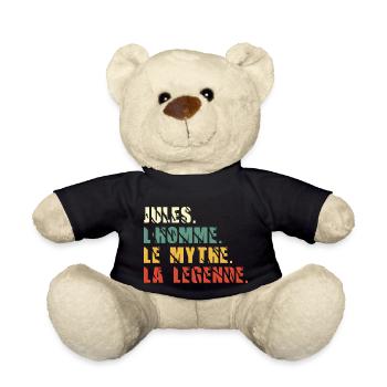 Jules l homme le mythe la légende - Nounours - noir - Devant