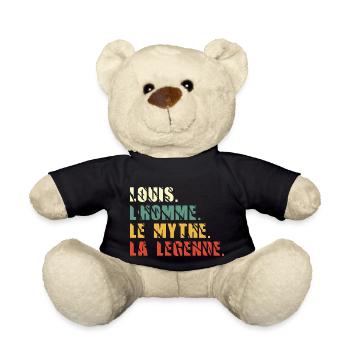 Louis l homme le mythe la légende - Nounours - noir - Devant