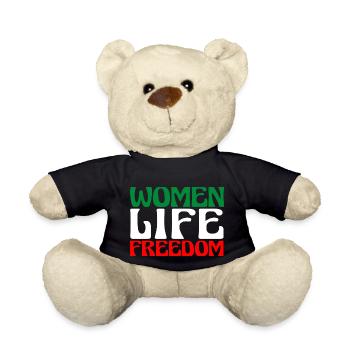 Liberté de vie des femmes - Femmes iraniennes mignonnes - Nounours - noir - Devant