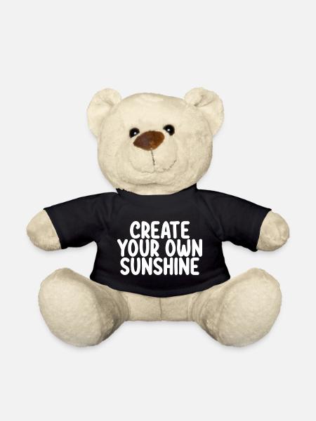 Create Your Own Sunshine - Teddy - Schwarz
